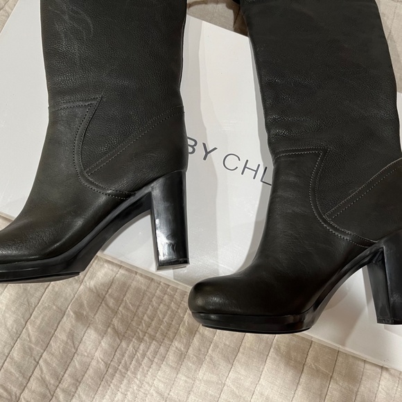 See By Chloe Dark Grey Boots NIB - Picture 6 of 11